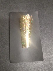 Gold Holo Foil Bout Magnet, Attach Boutonniere w/o Pins “Glitterati 24 Karat”