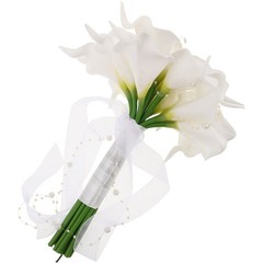 Lily Bouquet Artificial Flower Bridal Bride Bouquets for Wedding
