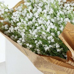 12 White 22″ Silk Baby Breath Flowers Stems Wedding Centerpieces Decorations
