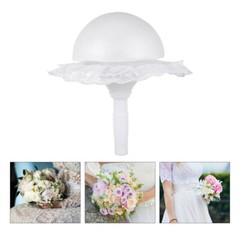 1 Set Bouquet Holder Flower Arrangement Foams Wedding Floral Handle
