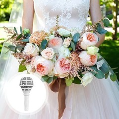 6-Pc Bridal Bouquet Holder Foam Handle DIY Wedding Floral Arrangement Supply