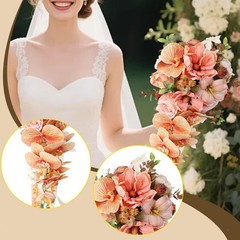Waterfall Holding Bouquet Wedding Bouquet for Anniversary Valentine’s Day