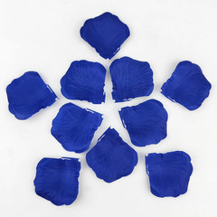 500 Pcs Exquisite Blue Rose Petals, Emulation Silk Rose Petals, Artificial Flowe