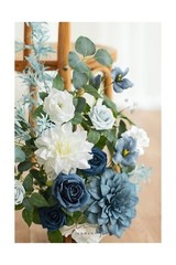 Ling’s Moment 17.5″ Tall Standing Artificial Flowers Arrangements 4 pcs Weddi…