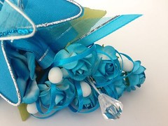BRIDAL BOUQUET/ Ramo De Novia O De Quinceañera. TURKESA
