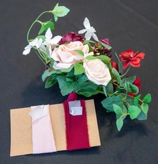 Wedding party floral arrangement pieces