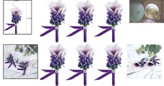 Handmade Calla Lily Boutonnieres Set of 6 – Elegant Wedding & Anniversary Choice
