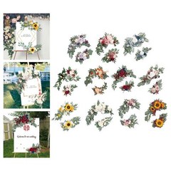 Rustic Swag Floral Swag Backdrop for Wedding Arbor Decor