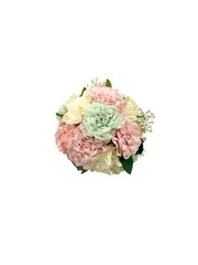 Pink & Sage Green Bridal Bouquet, Pastel Wedding Flowers, Blush Bouquet