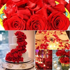 Natural Rose Petals Weddings Parties Crafts Romantic Decor Floral Arrangements