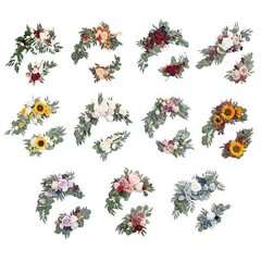 Rustic Swag Floral Swag Backdrop for Wedding Arbor Decor