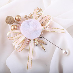 Handmade Satin Rose Water Drop Bridal Bouquet,8.7Inch Crystal Wedding round Toss