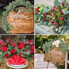 16Pcs Artificial Eucalyptus Garland Greenery Leaves Silk Vines Silver 16pcs