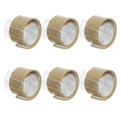 6 Pcs Slap Corsage Wristlet Gold Glitter Bracelet Base for Flowers