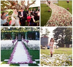 1000PCS Rose Petals Artificial Fake Rose Petal Flower Petals Wedding Party Decor