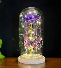 Eternal Rose Flower LED Enchanted Galaxy Rose LED Light Mother’s Day Gift