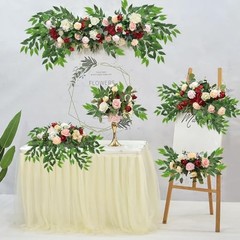 Artificial Italian Ruscusery Stems, 20 Pack Faux Leaf Garland Branches Green