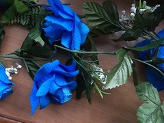 “2” Silk Rose Garlands “Vibrant Royal Blue” 5Ft Wedding/Shower Decor *Gorgeous*