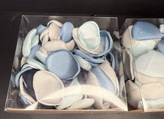 Ling’s Moment Artificial Rose Petals Vintage Wedding Decoration Blue Open Box 3