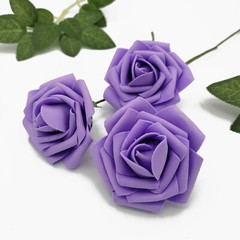 25 Artificial Flowers Rose Floral Bridal Wedding Bouquet Home Party Decoration