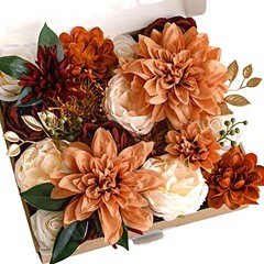 Artificial Flowers for DIY Wedding 11″ x 10″ x 2.25″ Rustic Terracotta