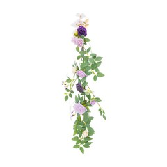 10 PCS Modern Wedding Chair Decorations, Wedding Aisle Floral Artificial Flowers