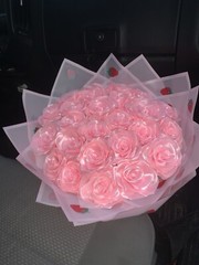 25 Count Pink Eternal Glitter Bouquet