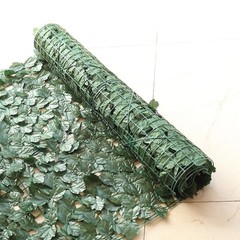12 DARK GREEN Artificial Ivy Privacy Screen Fence WALL PANELS Party Decorations