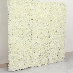 Silk Hydrangea Flowers 11 sq ft UV Protected Wall Backdrop Panels Centerpieces