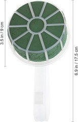 2pcs Wedding Bouquet Holder Flower Foam Holder Bridal Bouquet Handle Green