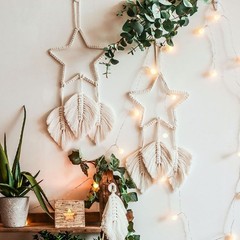 Adjustable Pentagram Shaped Wreath Support Iron Frame for Custom Decorations