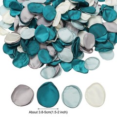 300pcs Artificial Rose Petals Fake Silk Flower Petals, 4 Colors