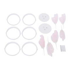 2pcs Butterfly Decoration with Standing Base Realistic Artificial Butterflies
