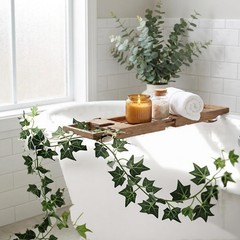 Larksilk 6-Foot Green English Ivy Garland – Realistic Artificial
