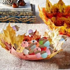 30 Pcs Mini Pumpkins for Decorating Craft Felt Fall Color Mixing