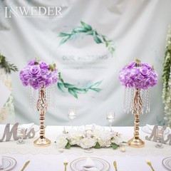 Purple Flowers Balls for Centerpieces: 10 PCS 11.8″ Diam Flower Centerpieces …