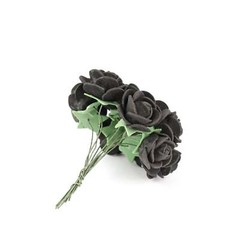 4″ Faux ROSES ARTIFICIAL FOAM FLOWERS Stems Party Event Wedding DIY Decorations