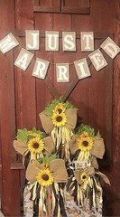 Wedding Bridal Bouquet Sunflower Set