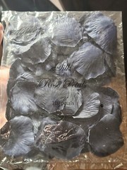 Silk rose petals 100 Count, Dark Blue