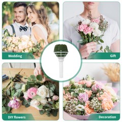 12pcs Bridal Floral Handle Bouquet Wedding Floral Decoration Flower Holder Bases