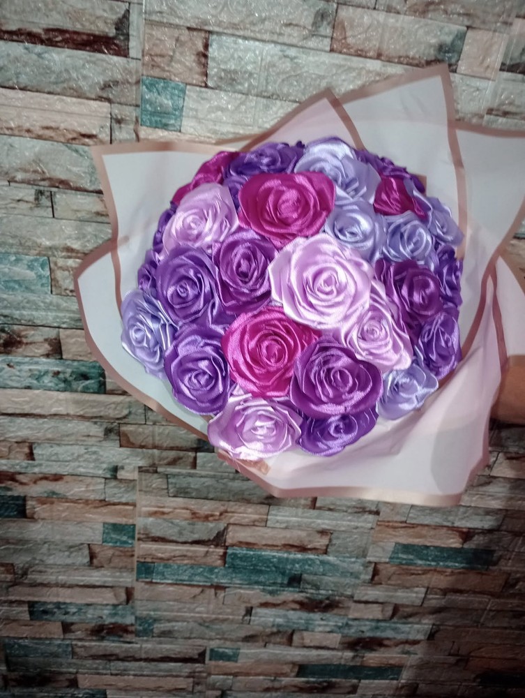 silk ribbon roses made to order