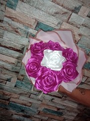 silk ribbon roses made to order