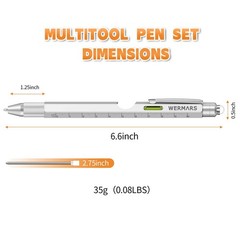 Valentines Day Gifts for Him- Gifts for Men, 9 in 1 Multitool Pen, Christmas …