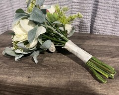 “NEW” Studio His&Hers Floral Bouquet Articical Cream-Colored Peonies