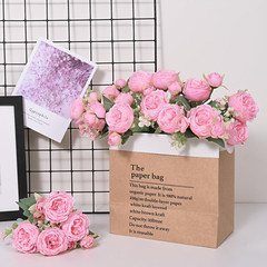 MARTINE MALL 2 Packs Peonies Artificial Flowers, Light Pink Artificial Peonies,