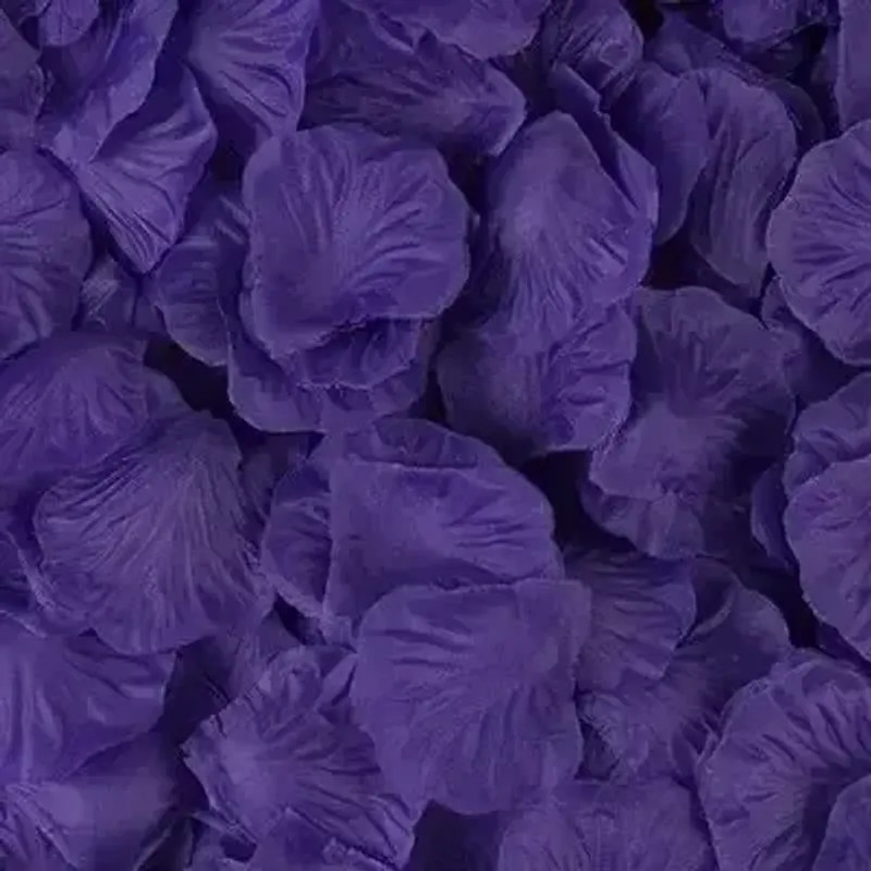 New 10000/100Pcs Artificial Fake Rose Petals Colorful Simulation Silk Rose Petal