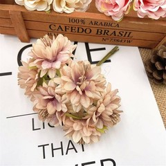 Silk Flower New Color Carnation Headdress Style Small Mori New DIY Material