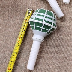4Pcs Wedding Flower Holder Floral Handle Bouquet Base Reusable Assorted Color