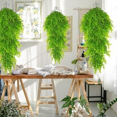 16X Artificial Wisteria Vine Garland Fake Flower Fern Plant Garden Wedding Decor