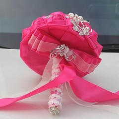 Handmade Crystal Rose Bridal Bouquet – Valentine’s Day Decor